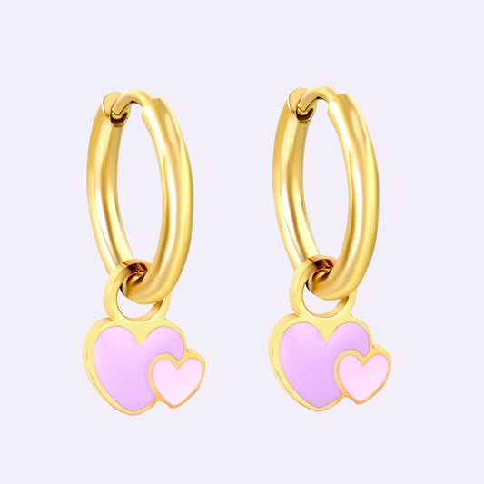Twin Heart Hoops