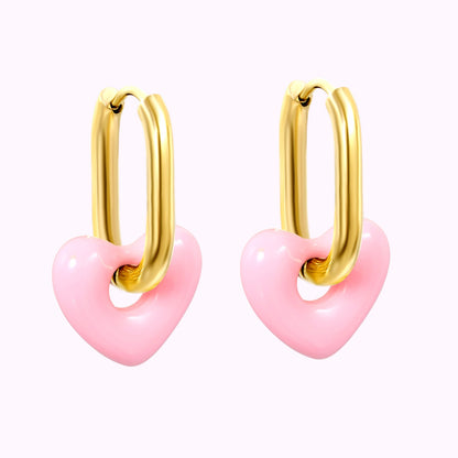 Candy Heart Hoops